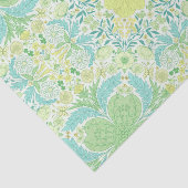 Retro-Gartenflorchen in grün und gelb Seidenpapier (Ausschnitt)