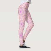 Retro-Gartenflorchen in Rosa Leggings (Rechts)