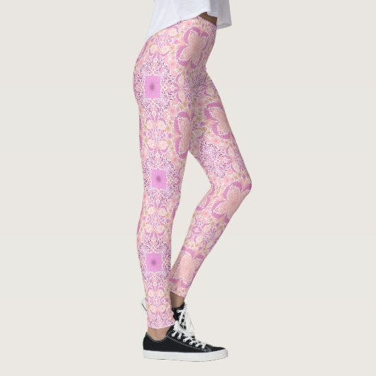 Retro-Gartenflorchen in Rosa Leggings (Rechts)