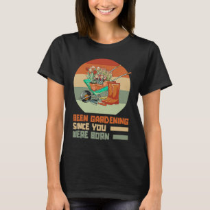 Retro-Gärtner Blumen  Gartenpflanzen Vintage-Garte T-Shirt