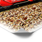 Retro Gas Station Red Tower LKW Poster (Ecke)