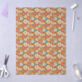 Retro-Gasterblumen-Seidenpapier Seidenpapier (Basteln)