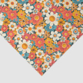 Retro-Gasterblumen-Seidenpapier Seidenpapier (Detail)