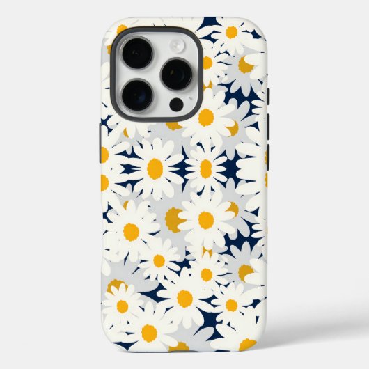 Retro-Gasteria-Blumenmuster-Strandtuch Case-Mate iPhone Hülle (Rückseite)