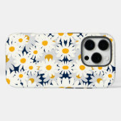 Retro-Gasteria-Blumenmuster-Strandtuch Case-Mate iPhone Hülle (Rückseite (Horizontal))