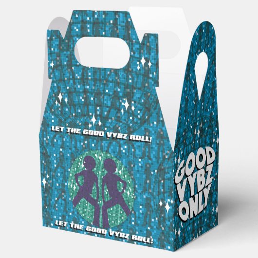 RETRO-GASTGESCHENK GESCHENKSCHACHTEL (Geöffnet)