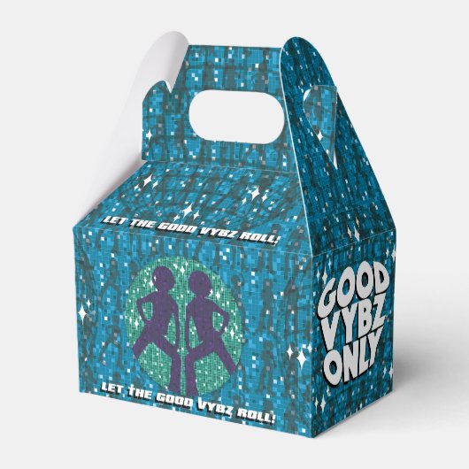 RETRO-GASTGESCHENK GESCHENKSCHACHTEL (Vorderseite)