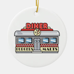 Retro-Gastronomiedesign Keramikornament