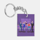 Retro Gay Bar Acrylic Schlüsselanhänger (Vorderseite links)