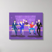 Retro Gay Bar Canvas Print Leinwanddruck (Vorderseite)