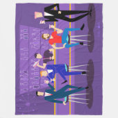 Retro Gay Bar Fleece Blanket (Vorderseite)