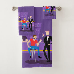 Retro Gay Bar Handtuch Set