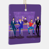 Retro Gay Bar Keramik Ornament (Rechts)