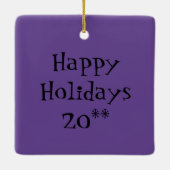 Retro Gay Bar Keramik Ornament (Rückseite)