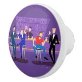 Retro Gay Bar Keramik Pull Keramikknauf (Rechts)