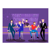 Retro Gay Bar Poster