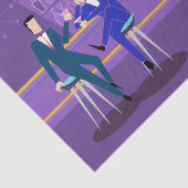 Retro Gay Bar Tissue Paper Seidenpapier (Ausschnitt)