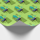 Retro Gay Couple aus Liebe Wrapping Paper Geschenkpapier (Ecke)