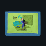 Retro Gay Couple in Liebe Foto Brieftasche Tri-fold Geldbeutel<br><div class="desc">Dieses Retro Gay Couple in Liebe Design ist die perfekte Mischung aus Leidenschaft und Kitsch. Das minimalistische Kunstdesign der 60er Jahre besticht durch ein attraktives Homosexuellenpaar, das mitten in der tadellos dekorierten Zuhause küsst. Der Kamin aus Kalkgrün Set die Stimmung für die gepflegten Herren, da die Turntable ein romantisches Lied...</div>