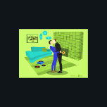 Retro Gay Couple in Liebe gesteppte Canvas Print Leinwanddruck<br><div class="desc">Dieses Retro Gay Couple in Liebe Design ist die perfekte Mischung aus Leidenschaft und Kitsch. Das minimalistische Kunstdesign der 60er Jahre besticht durch ein attraktives Homosexuellenpaar, das mitten in der Stadt küsst und tadellos dekoriert ist, das Zuhause. Der Kamin aus Kalkgrün Set die Stimmung für die gepflegten Herren, da die...</div>