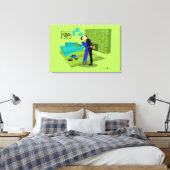 Retro Gay Couple in Liebe Leinwanddruck (Insitu (Schlafzimmer))