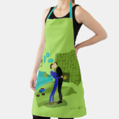 Retro Gay Couple in Liebe Schürze (InSitu)