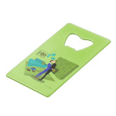 Retro Gay Couple Stainless Steel Flaschenöffner (Vorderseite Schrägansicht)