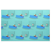 Retro Gay Couple Watching TV Fabric Stoff (Fat Quarter (45,7 x 55,9 cm))