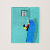 Retro Gay Couple Watching TV Puzzle (Vertikal)