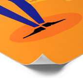 Retro Gay Party Poster (mit Hund) (Ecke)