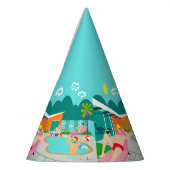 Retro Gay Pool Party Party Hat Partyhütchen (Links)