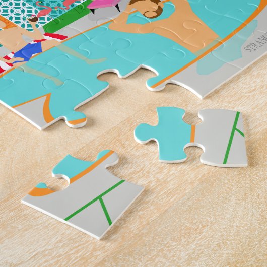 Retro Gay Pool Party Puzzle (Seite)