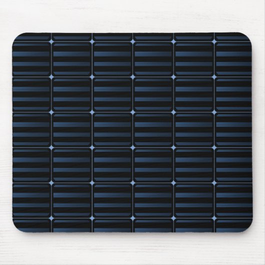 Retro Gebäude blockiert Mousepad, dunkelblau Mousepad (Vorne)