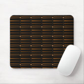 Retro Gebäude blockiert Mousepad, Gold Mousepad (Mit Mouse)