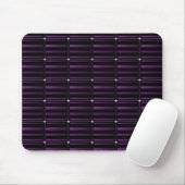 Retro Gebäude blockiert Mousepad, Lila Mousepad (Mit Mouse)