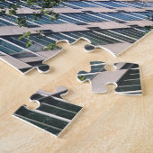 Retro-Gebäude Puzzle (Seite)