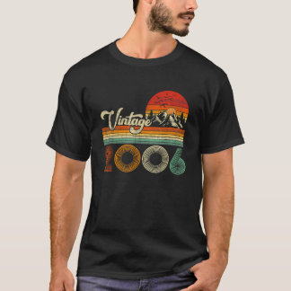Retro Geboren 2006 20. Limitierte Auflage Design F T-Shirt