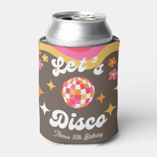 Retro-Geburtstag im Disco-Stil der 70er für jedes Dosenkühler