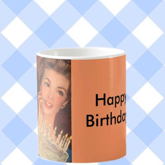 Retro Geburtstag Kaffeetasse