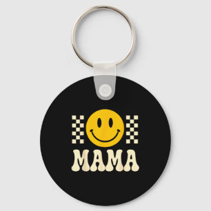 Retro Geburtstag Mama-Shirt, ein glücklicher Typ F Schlüsselanhänger