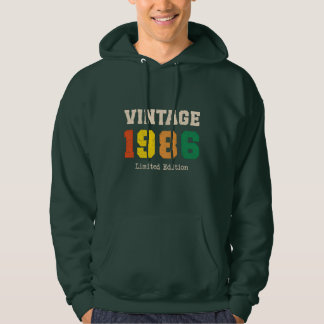 Retro-Geburtstagsdesign in limitierter Auflage von Hoodie