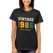 Retro-Geburtstagsdesign in limitierter Auflage von