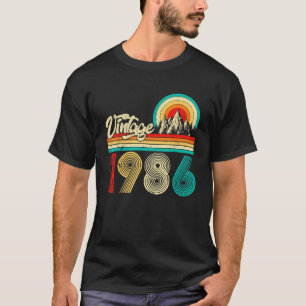 Retro Geburtstagslimitierte Auflage Geboren 1986 H T-Shirt