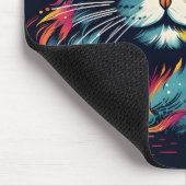 Retro Geek Chic Feline Mousepad (Ecke)