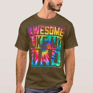 Retro Gefärbte Krawatte Elterntag Phantastisch wie T-Shirt