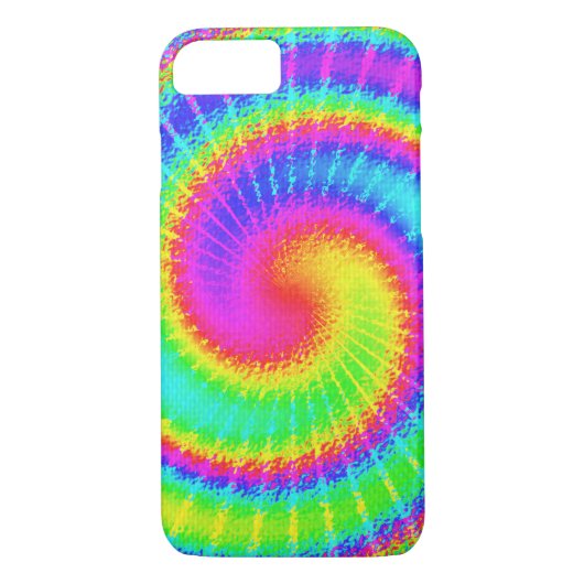 Retro Gefärbte Krawatte Hippie Psychedelic Case-Mate iPhone Hülle (Rückseite)
