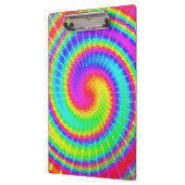 Retro gefärbte KrawatteHippie psychedelisch Klemmbrett (Links)