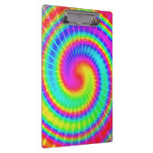 Retro gefärbte KrawatteHippie psychedelisch Klemmbrett (Rechts)