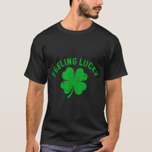 Retro-Gefühl Glückskleeblatt St. Patrick's Day T-Shirt