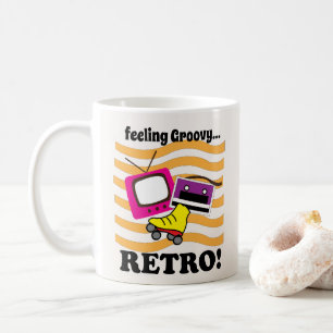 Retro Gefühl Groovy Retro Kaffeetasse